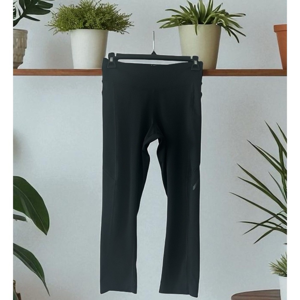 Nike Running Tight‎ Leggings ALL BLACK Ladies Womens  Small
